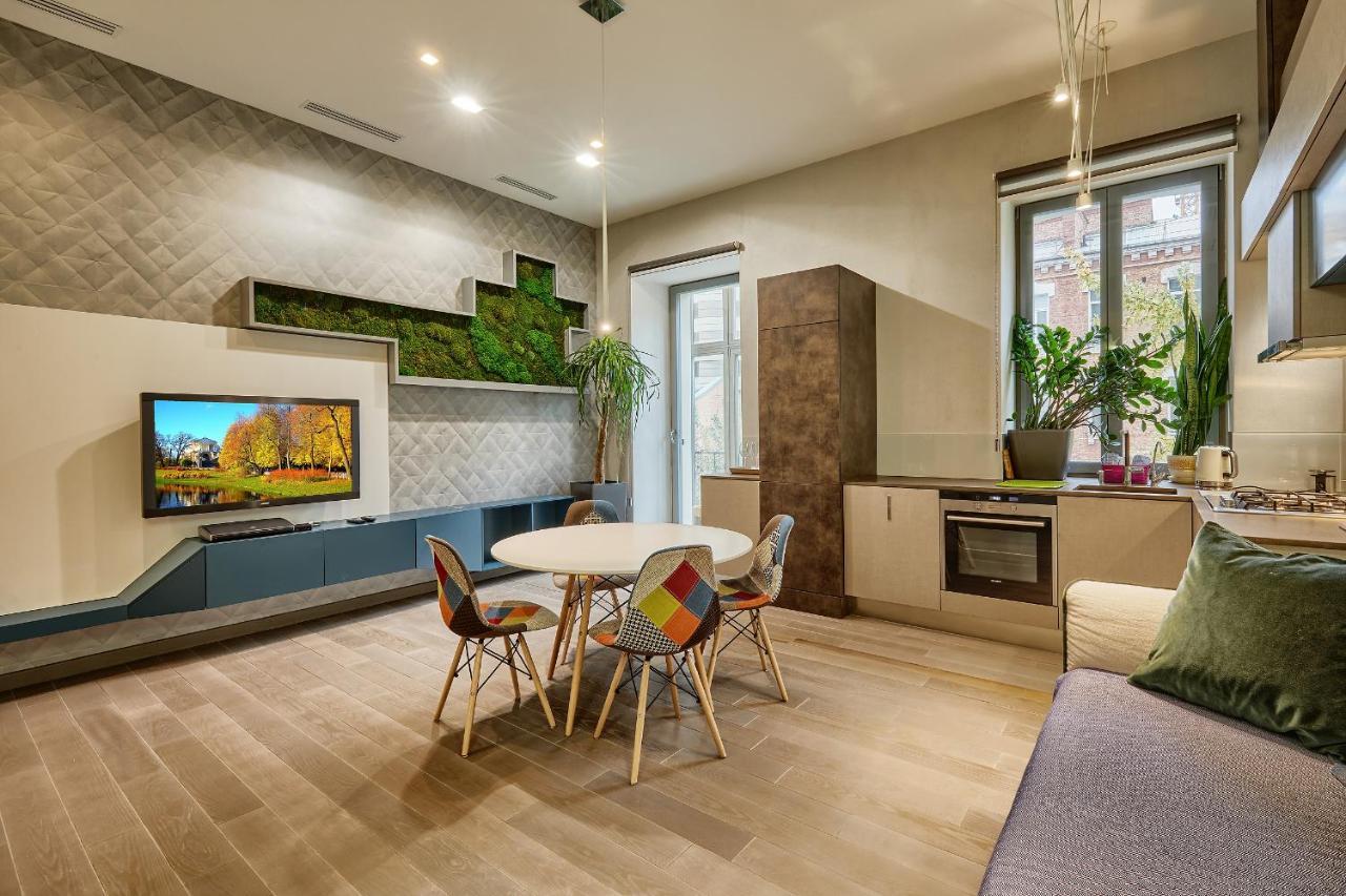 Apartament Saksaganskogo Centre Kijów Zewnętrze zdjęcie
