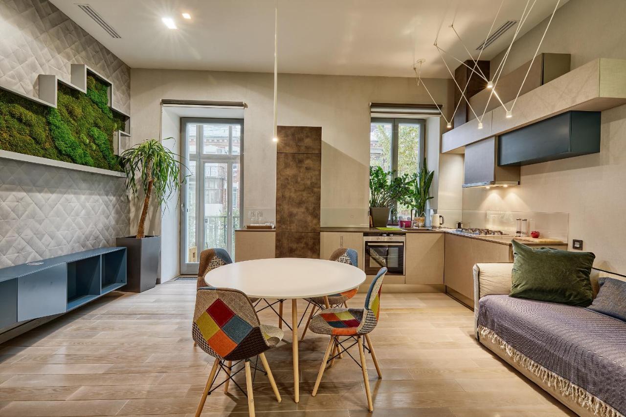 Apartament Saksaganskogo Centre Kijów Zewnętrze zdjęcie