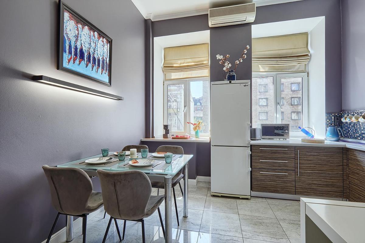 Apartament Saksaganskogo Centre Kijów Zewnętrze zdjęcie
