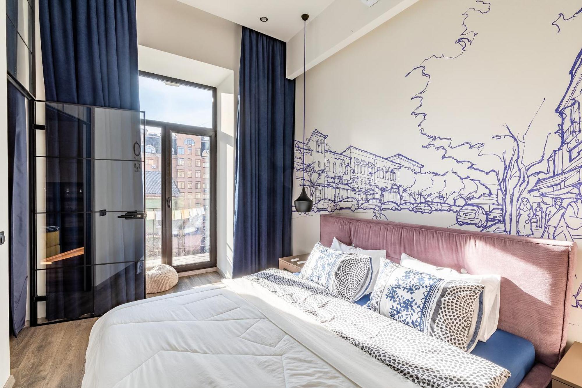 Apartament Saksaganskogo Centre Kijów Zewnętrze zdjęcie