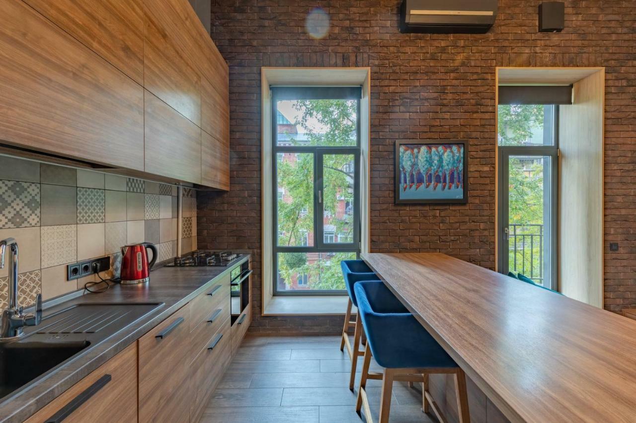 Apartament Saksaganskogo Centre Kijów Zewnętrze zdjęcie